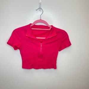 Hot Pink Crop Top